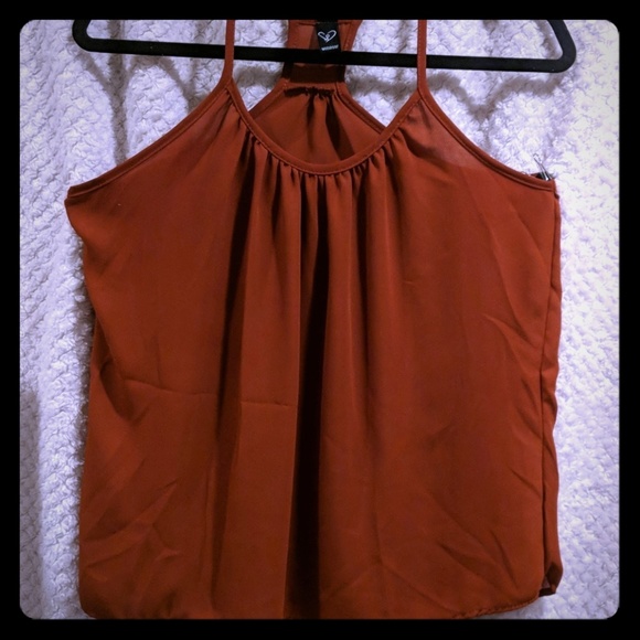 Orange racerback top - Picture 1 of 2